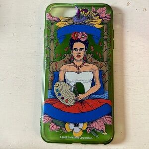 iPhone 7 or 8 Plus Silicone Case GUC Artist Frida Kahlo Depiction on Case